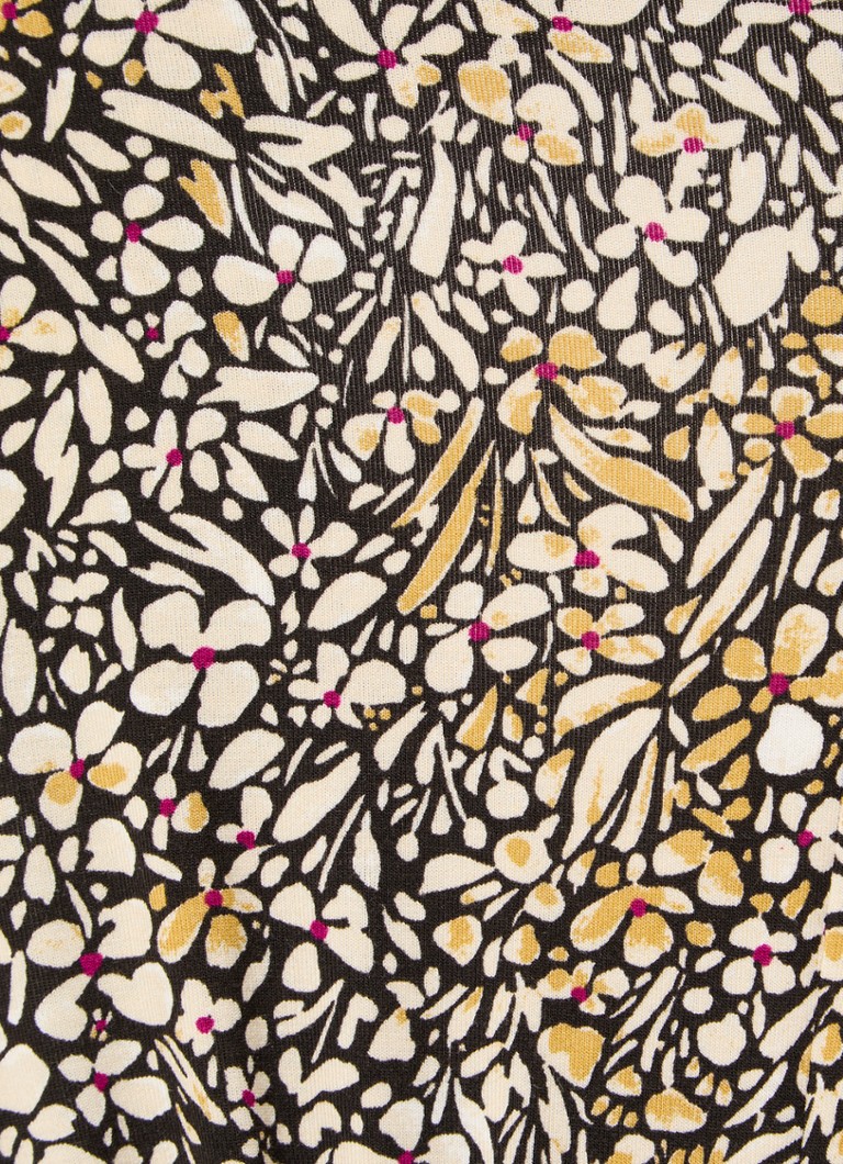 Abito midi Seven di ba&sh con stampa floreale e scollo a V