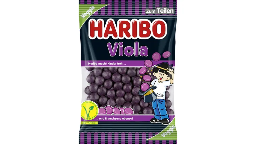 Haribo Lakritz-Dragees Viola Veggie 125 g