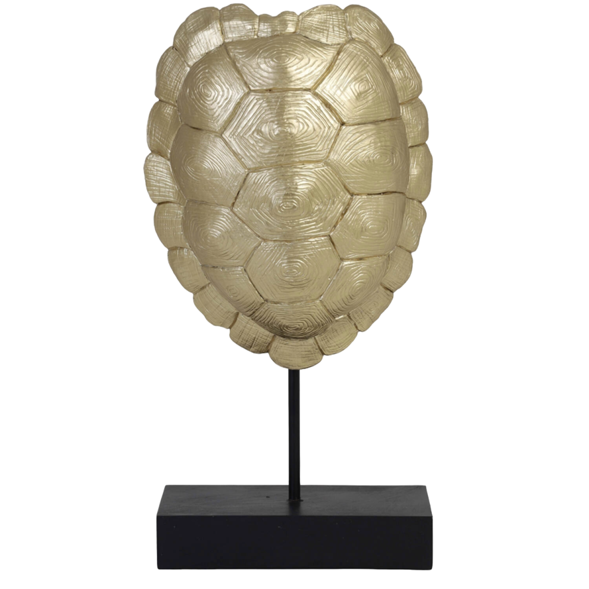 Trendhopper Figur Turtle Goldfarben 41 cm