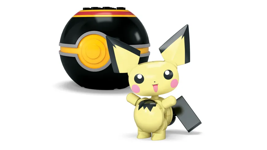 MEGA Pokémon POKÉ BALL COLL. (COLL. OF 3) - CHARMANDER AND PICHU (OS)