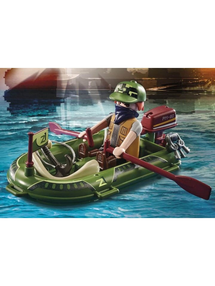 Playmobil Polizei-Wasserflugzeug: Schmuggler-Verfolgung in Mehrfarbig ab 5 Jahre günstig kaufen onesize