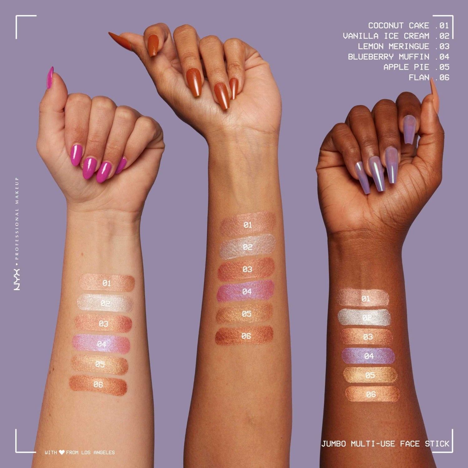 Lápiz iluminador retráctil multiusos jumbo de NYX Professional Makeup