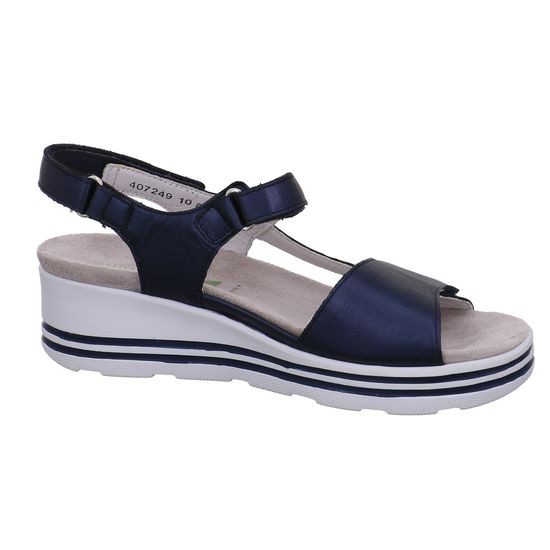 WALDLÄUFER Komfort Sandalen blau Sandalette
