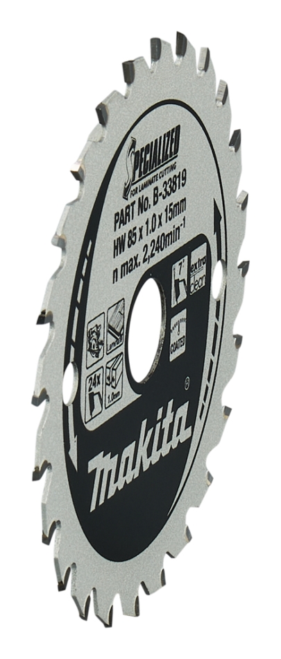 Brzeszczot do piły laminowanej Makita Accessories B-33819 85x15x1,0 24T 7g