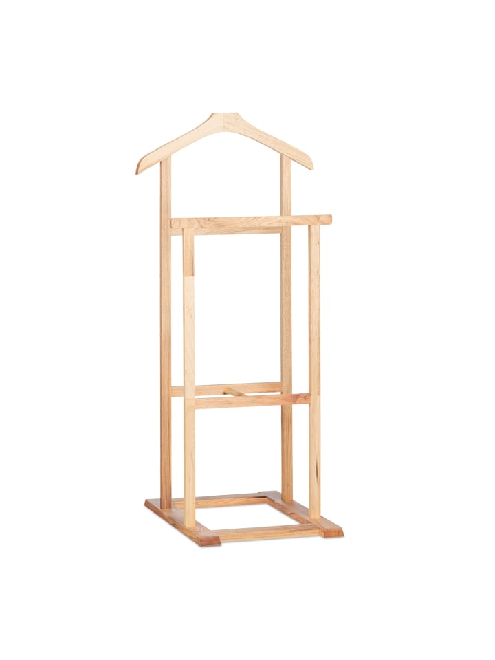 relaxdays Herrendiener in Natur - (B)47 x (H)102 x (T)50 cm günstig kaufen onesize