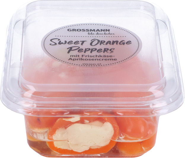 Grossmann Sweet Orange Peppers mit Frischkäse