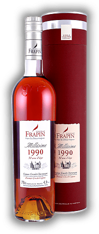 Frapin Millésime 1990 Premier Cru 30 Years Old Cognac Grande Champagne AOC Limited Edition Frapin Millésime 1990 Premier Cru 30 Years Old Cognac Grande Champagne AOC Limited Edition Jahrgangscognac voll einzigartiger Frapin Eleganz. Jahrgang 1990 - 0