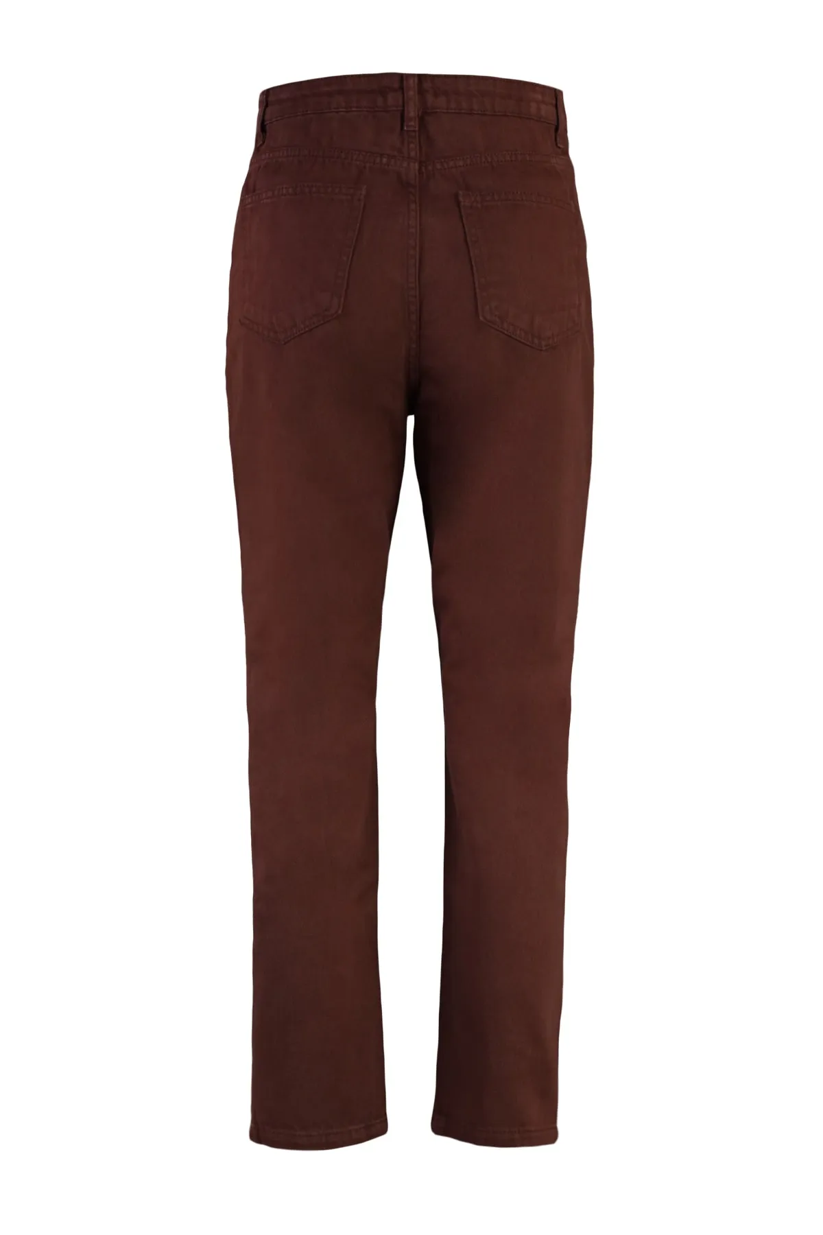 Trendyol Collection  Braune Mom-Jeans mit hoher Taille