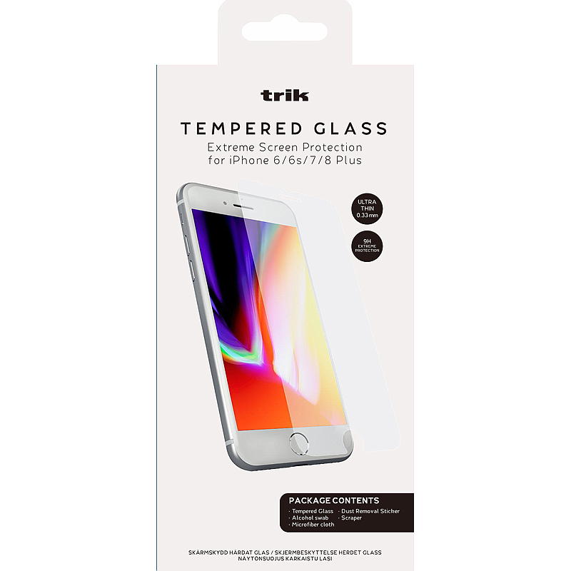 Trik Beskyttelsesglass 2.5D iPhone 6 /7 /8