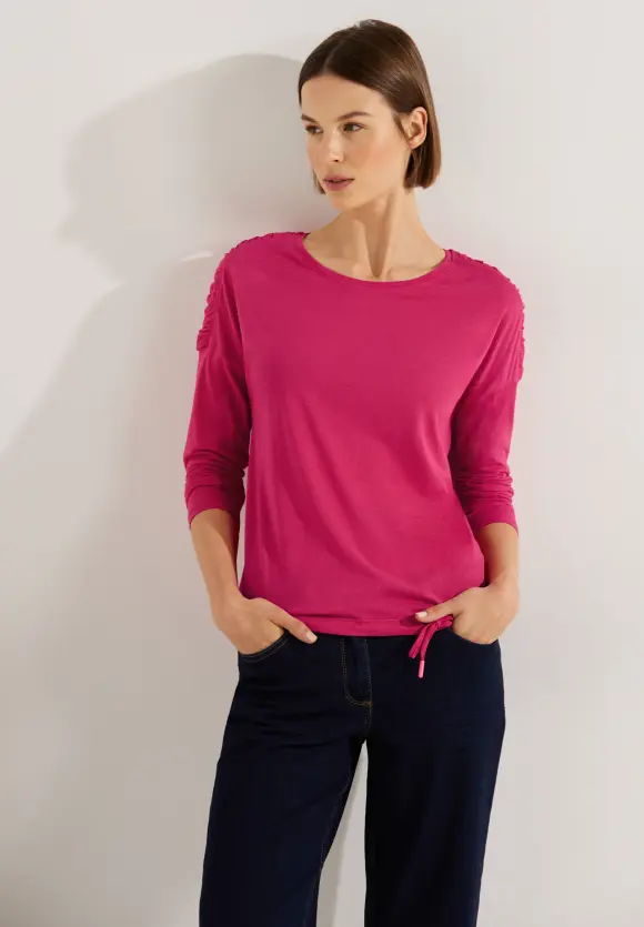 CECIL Shirt mit Smock Details