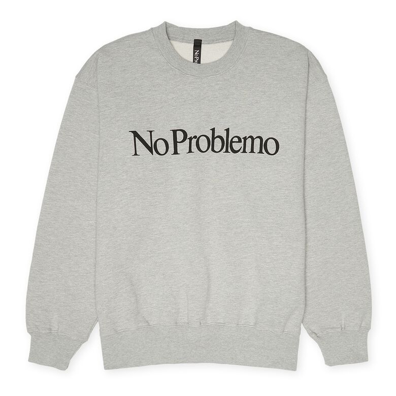 No Problemo Crewneck Sweatshirt grey marl