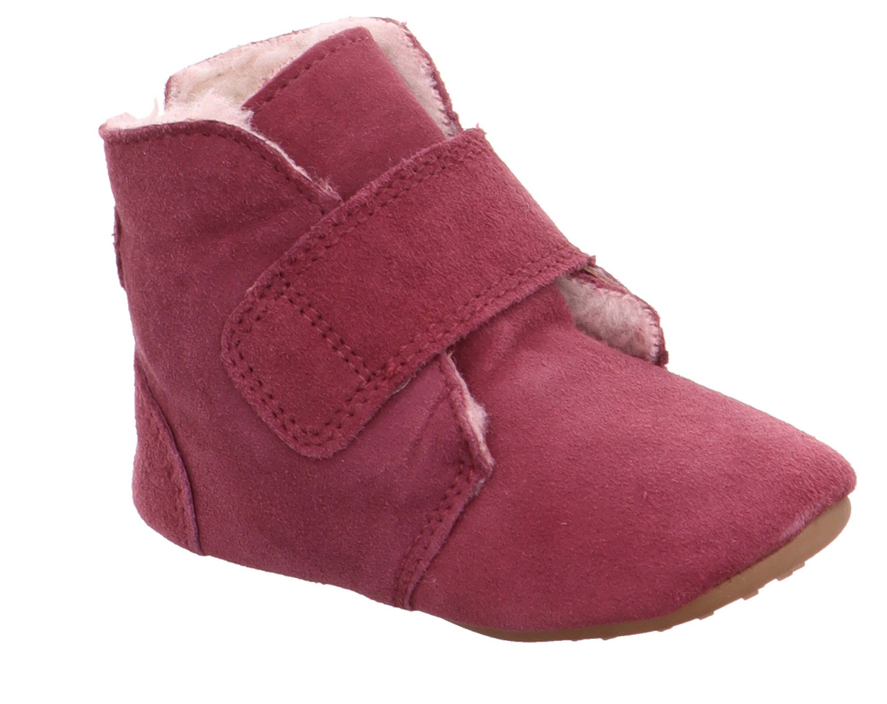PAPAGENO - Pink Hausschuh mit Klettverschluss