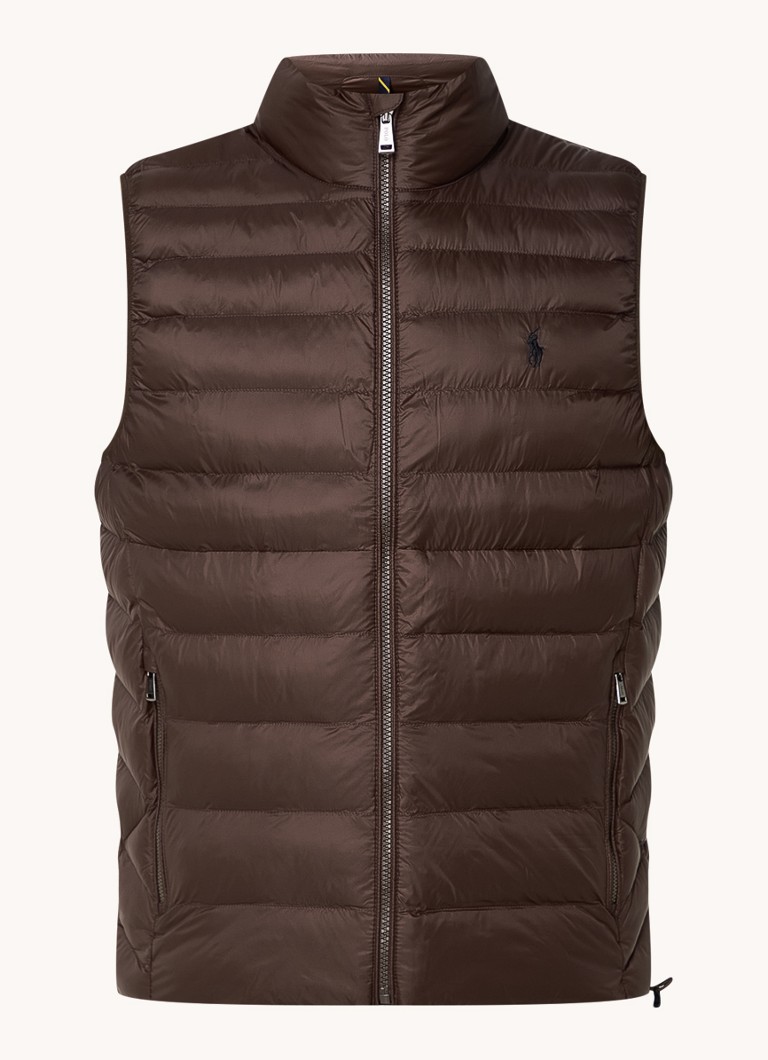 Ralph Lauren podstavljeni prsluk s džepovima na patentni zatvarač