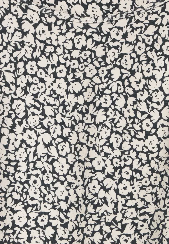Street One Top mit Blätterprint