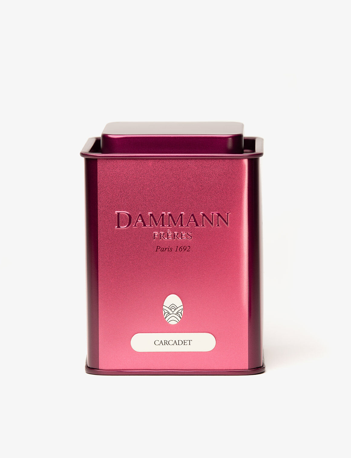 Boîte vide Dammann Frères  Carcadet  100g