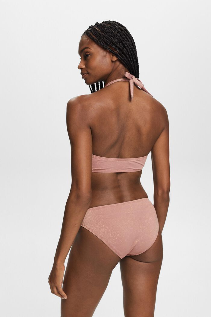 Recycelt: glitzerndes Bandeau-Bikinitop