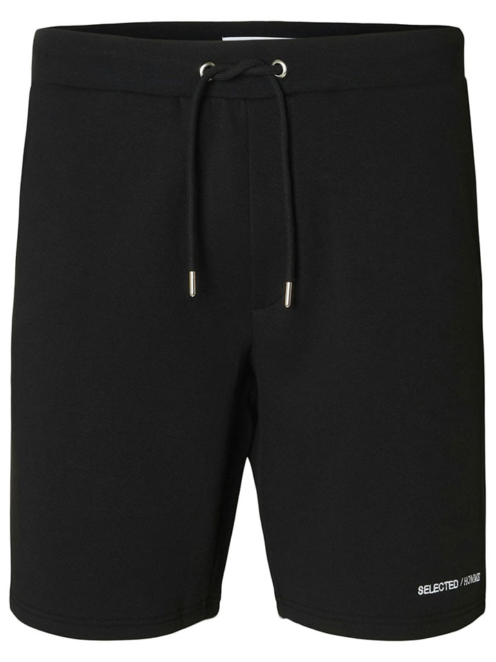 SELECTED HOMME Sweatshorts in Schwarz günstig kaufen