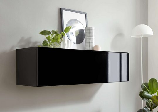 Stylefy Wohnwand Keymen, (Set (3-St), Wohnzimmer-Set), 3-teilig, mit Push-to-Open, MDF, variabel hängbar, Modern Design