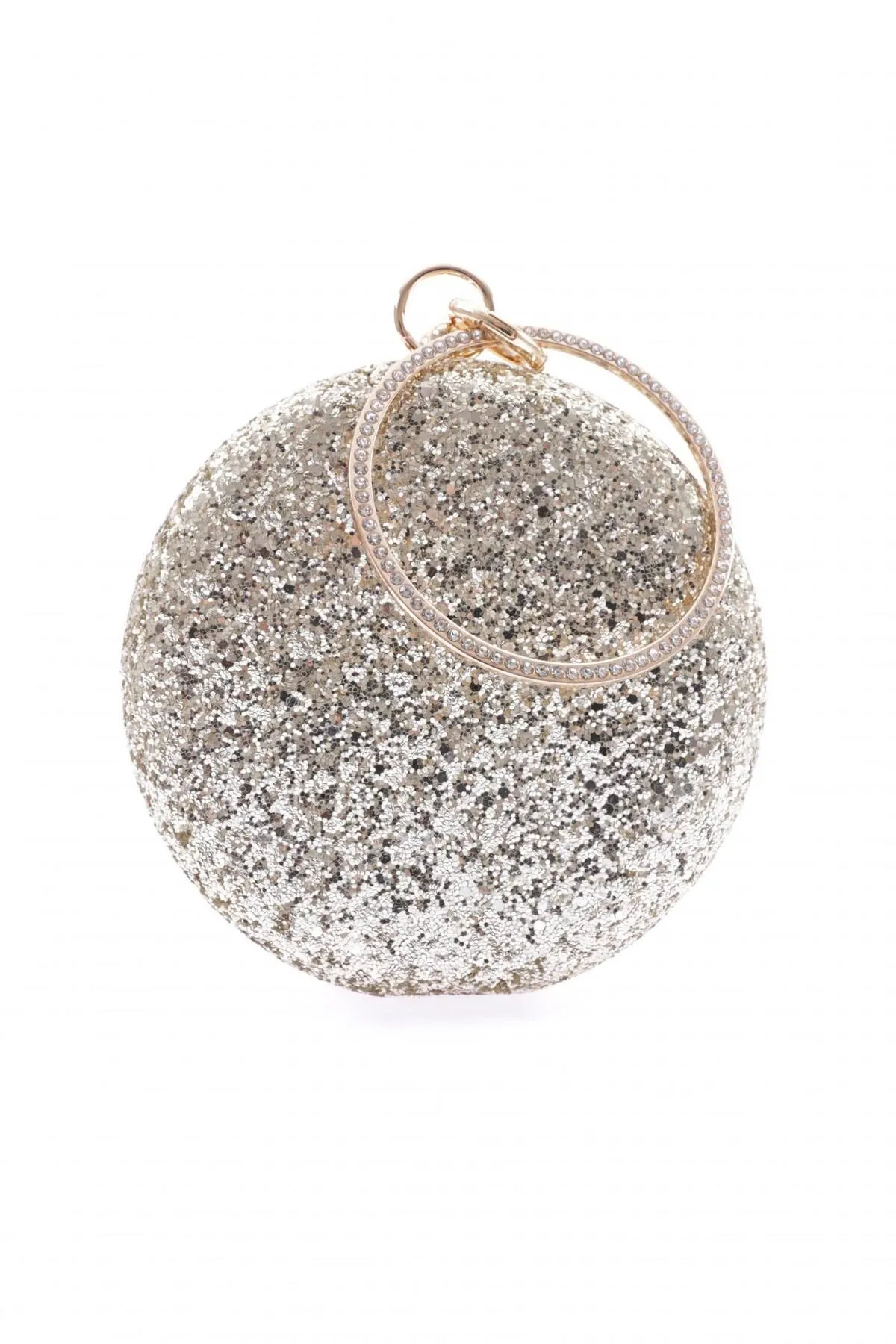 DGN  259-23y Abendkleid Damen Portfolio Tasche - Gold Pailletten