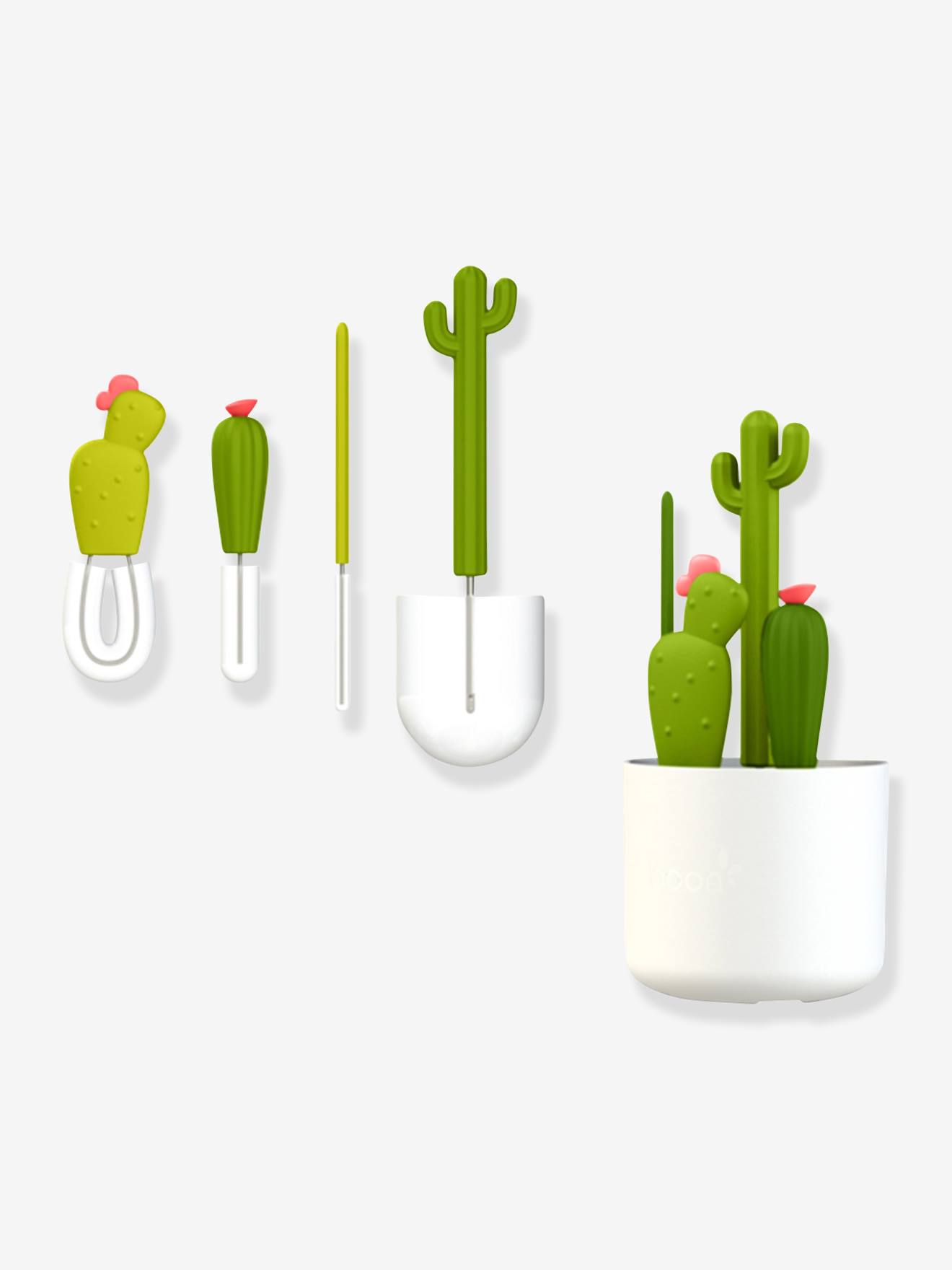 Set de 4 brosses Cactus