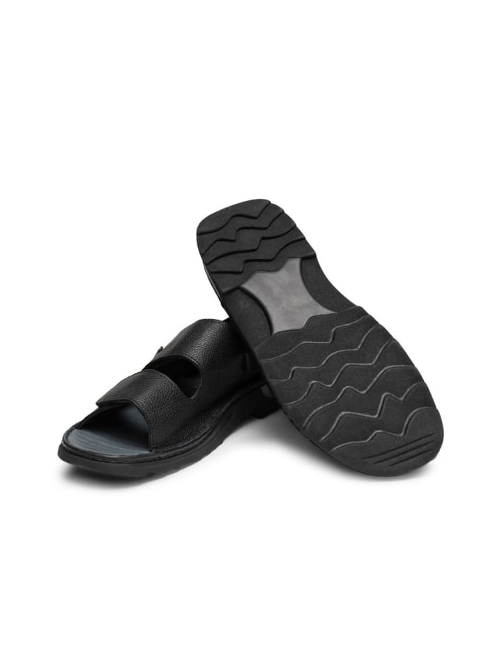 VITAFORM Softnappaleder Sandalen in schwarz günstig kaufen 44