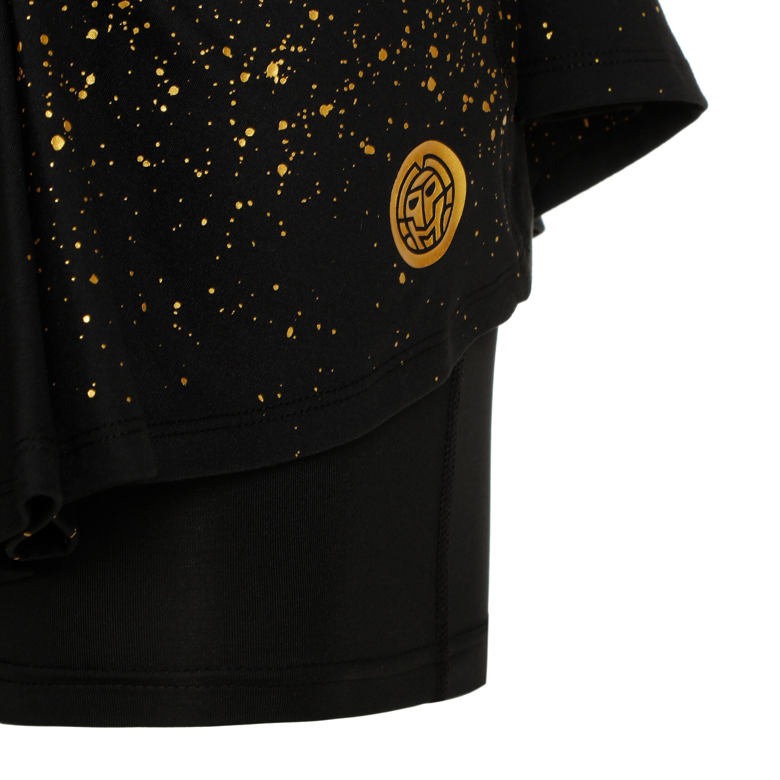 Paris 2024 Printed Wavy Rock Damen - Schwarz, Gold