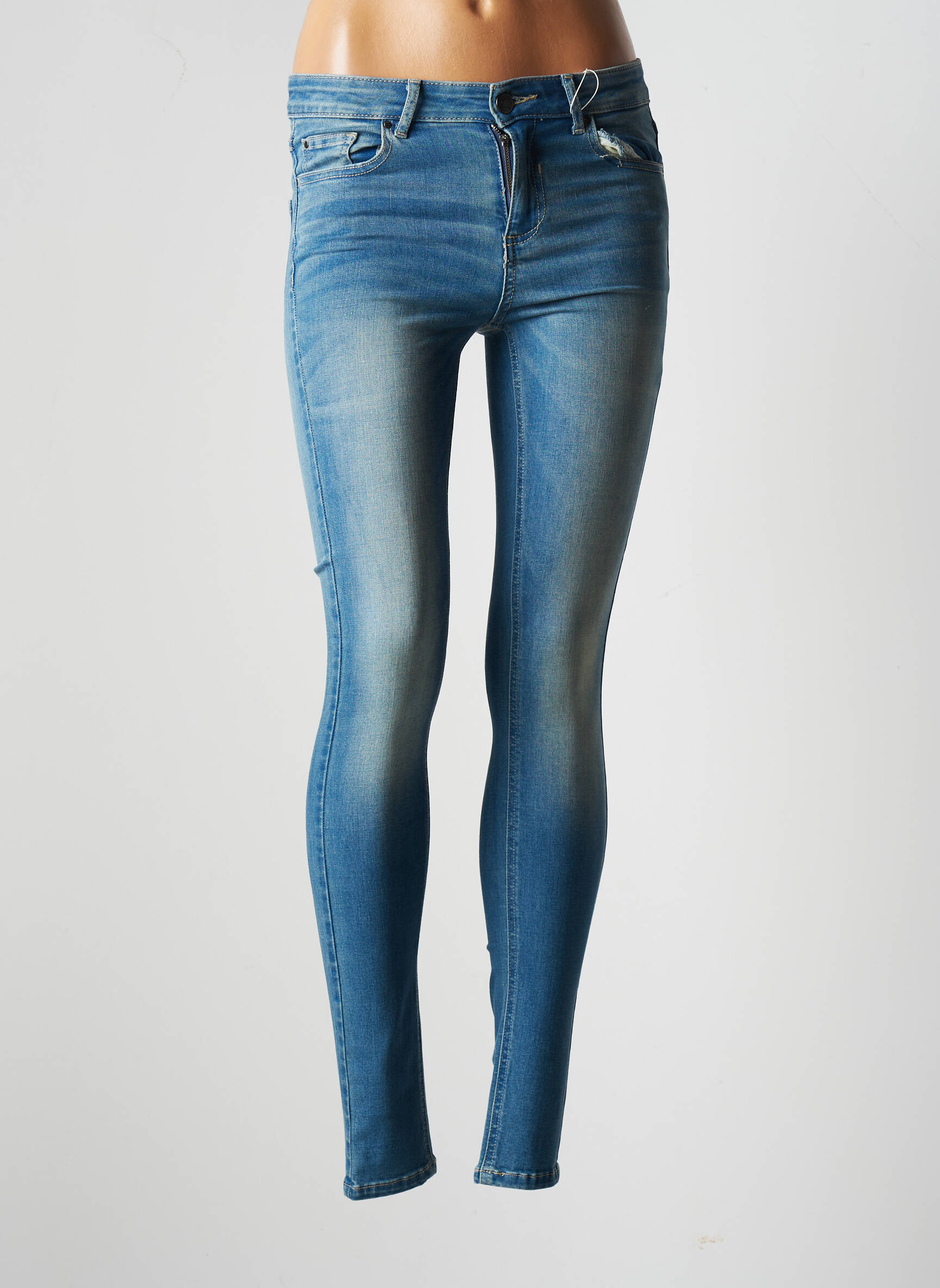 Vila Jeans Skinny Femme couleur bleu