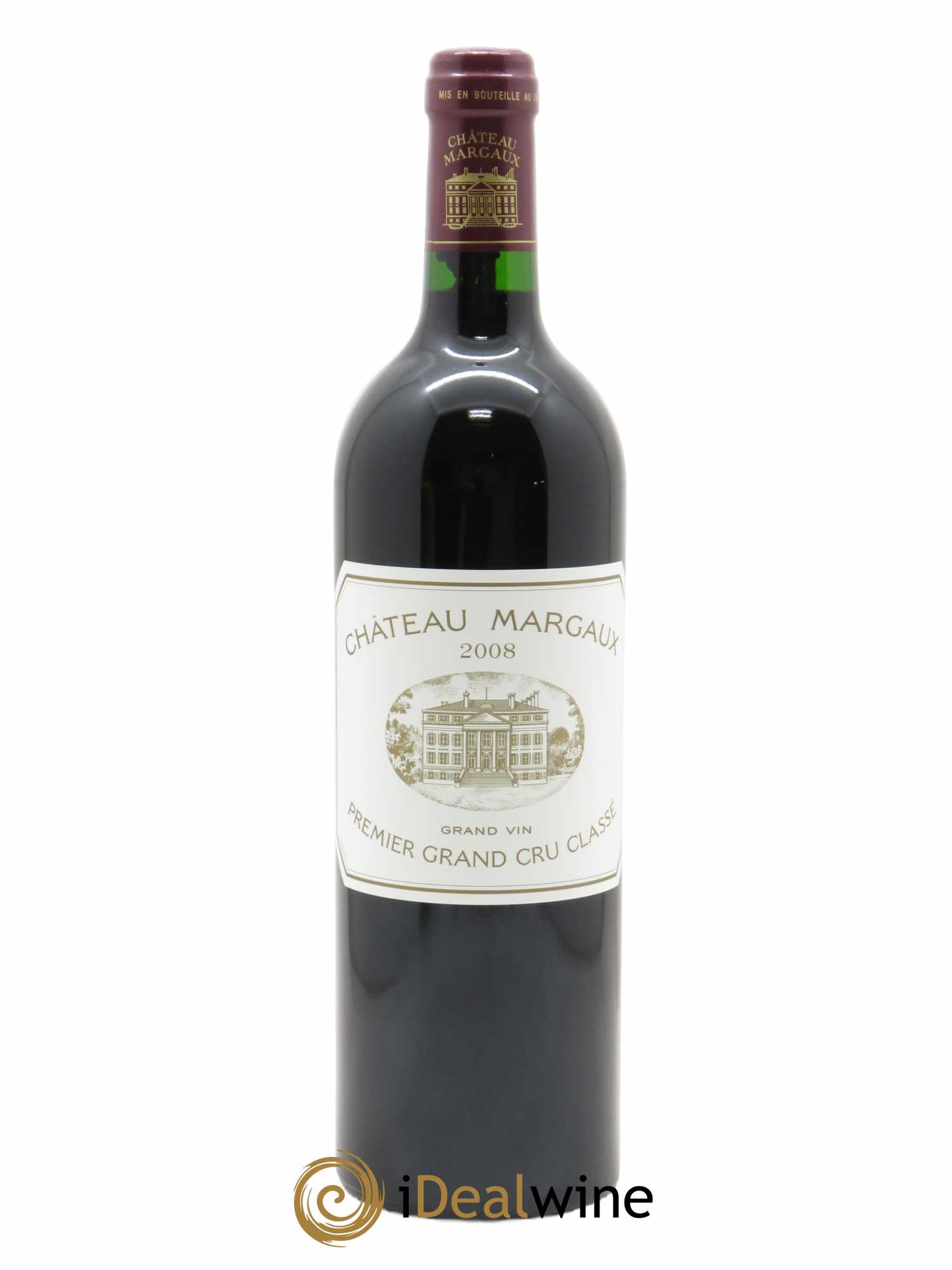 Château Margaux 1er Grand Cru Classé (CBO à partir de 6 BTS) 2008 - Lot de 1 Bouteille