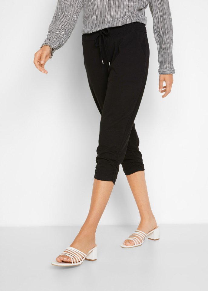 Jersey-Hose mit elastischem Bund