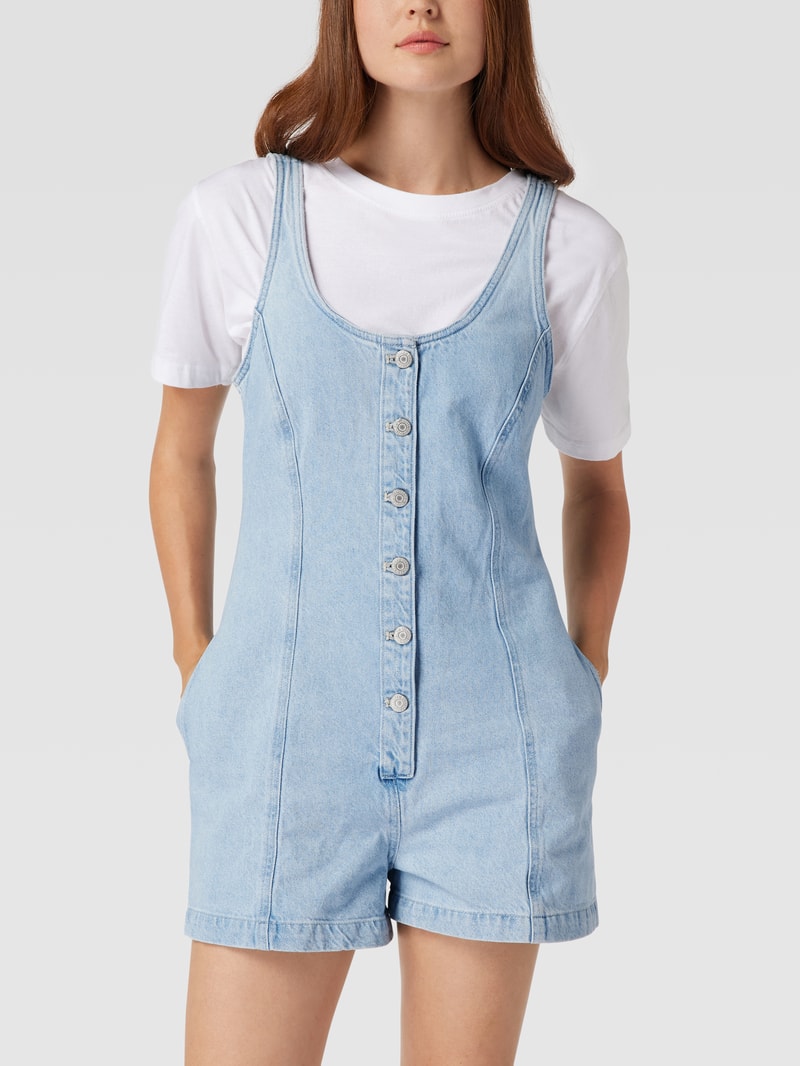 Playsuit in Jeans-Optik in jeans