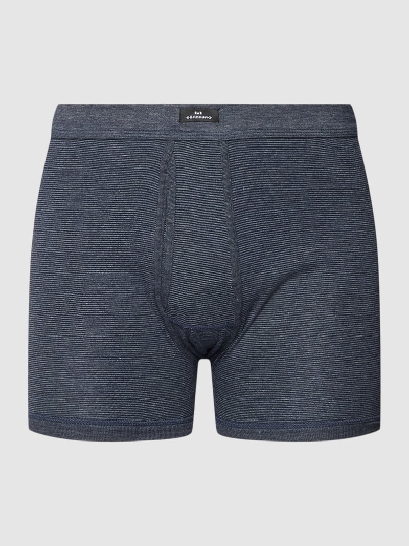 Trunks mit Streifenmuster in marineblau