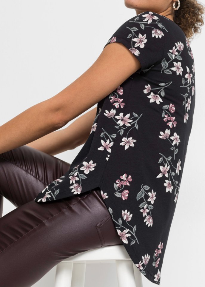 Shirt mit Reißverschluss