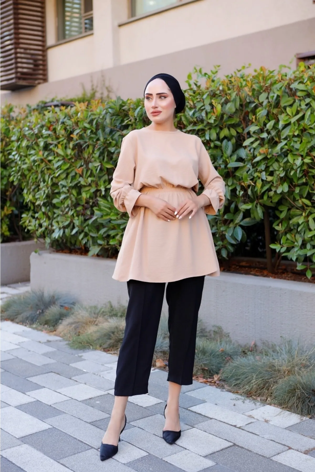 VOLT CLOTHİNG  Tuniken - Beige - Regular Fit