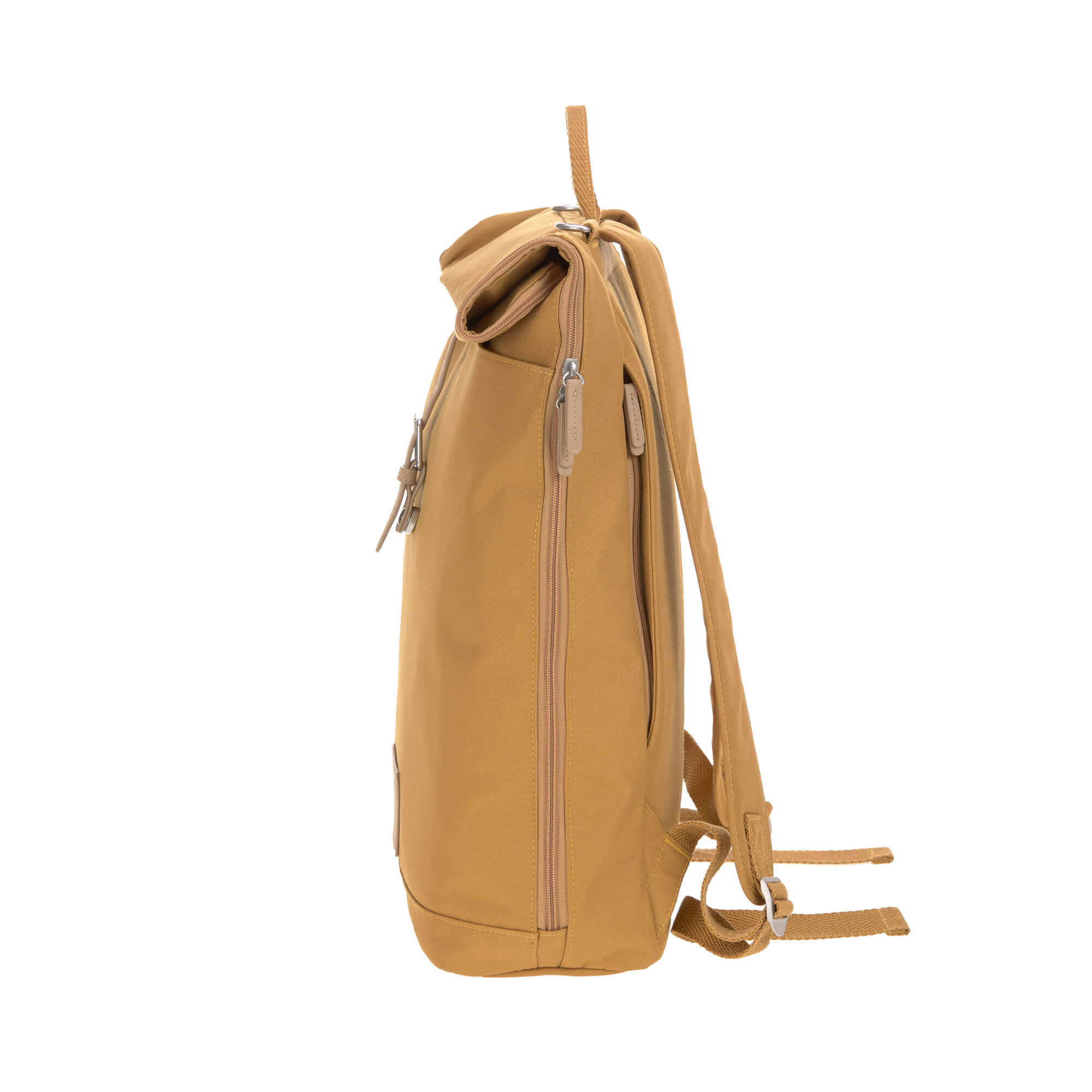 Wickelrucksack - Rolltop Backpack, Curry