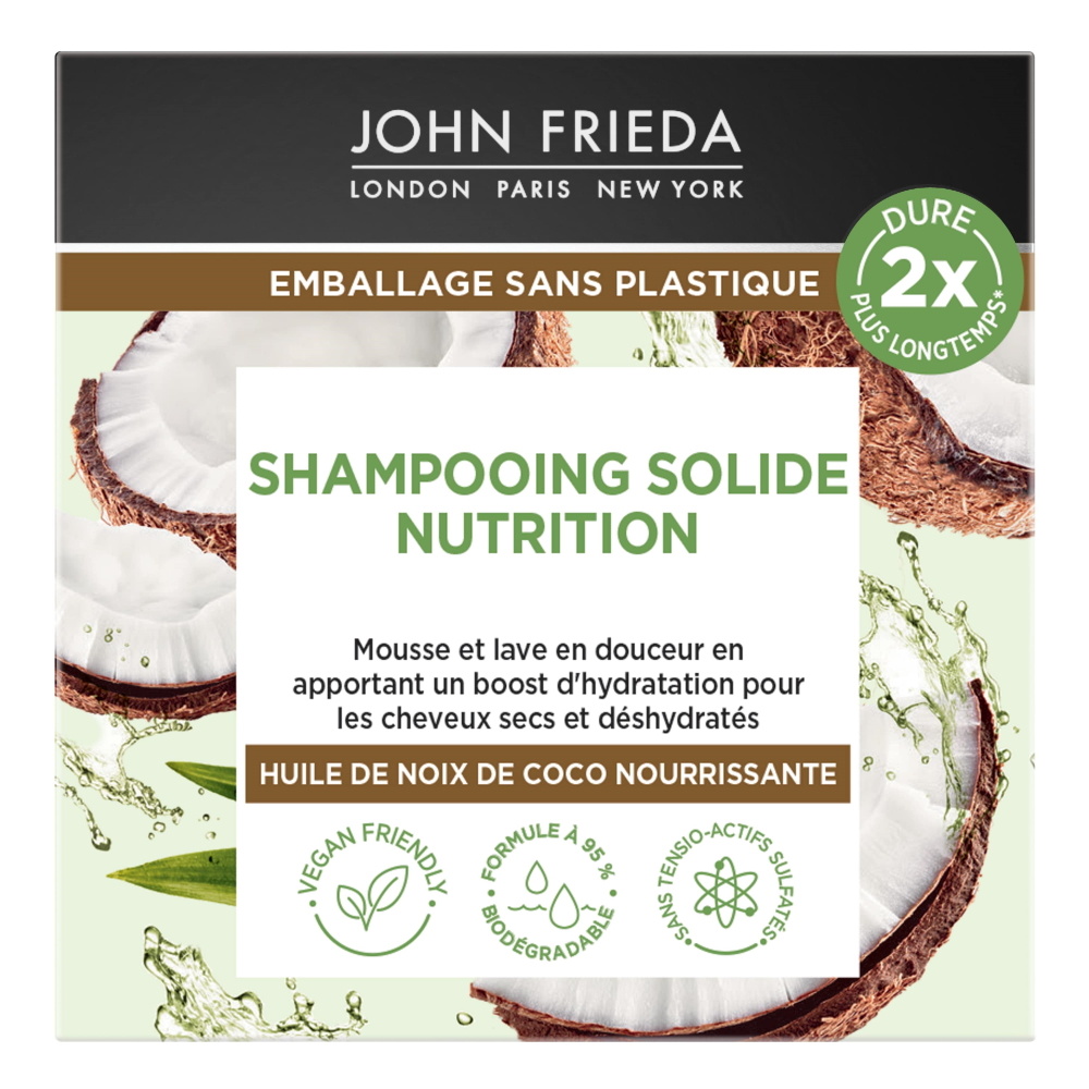 john frieda Shampooing Solide Nutrition 75g Shampoing solide