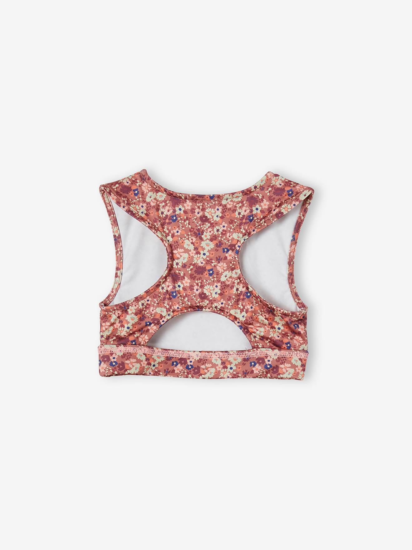 Vertbaudet Mädchen Sport-Set: Bustier & Radlerhose - ziegel
