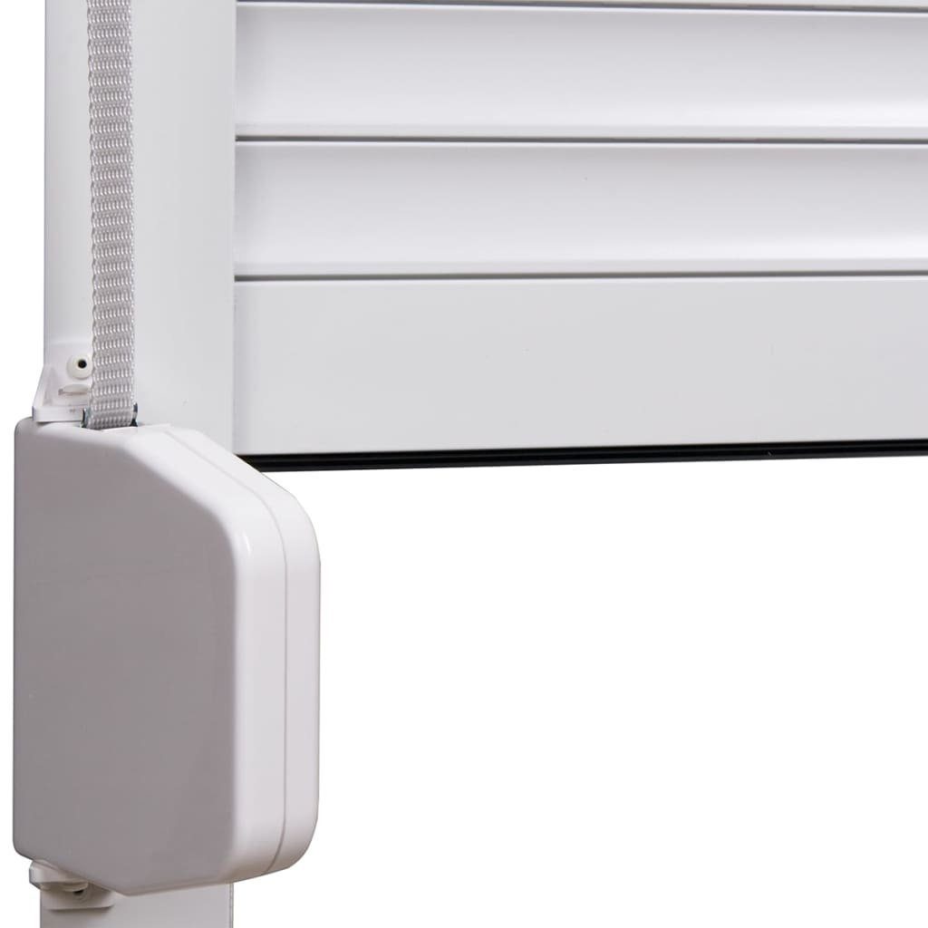 Jalousie Rollladen Aluminium 70100 cm Weiß, vidaXL