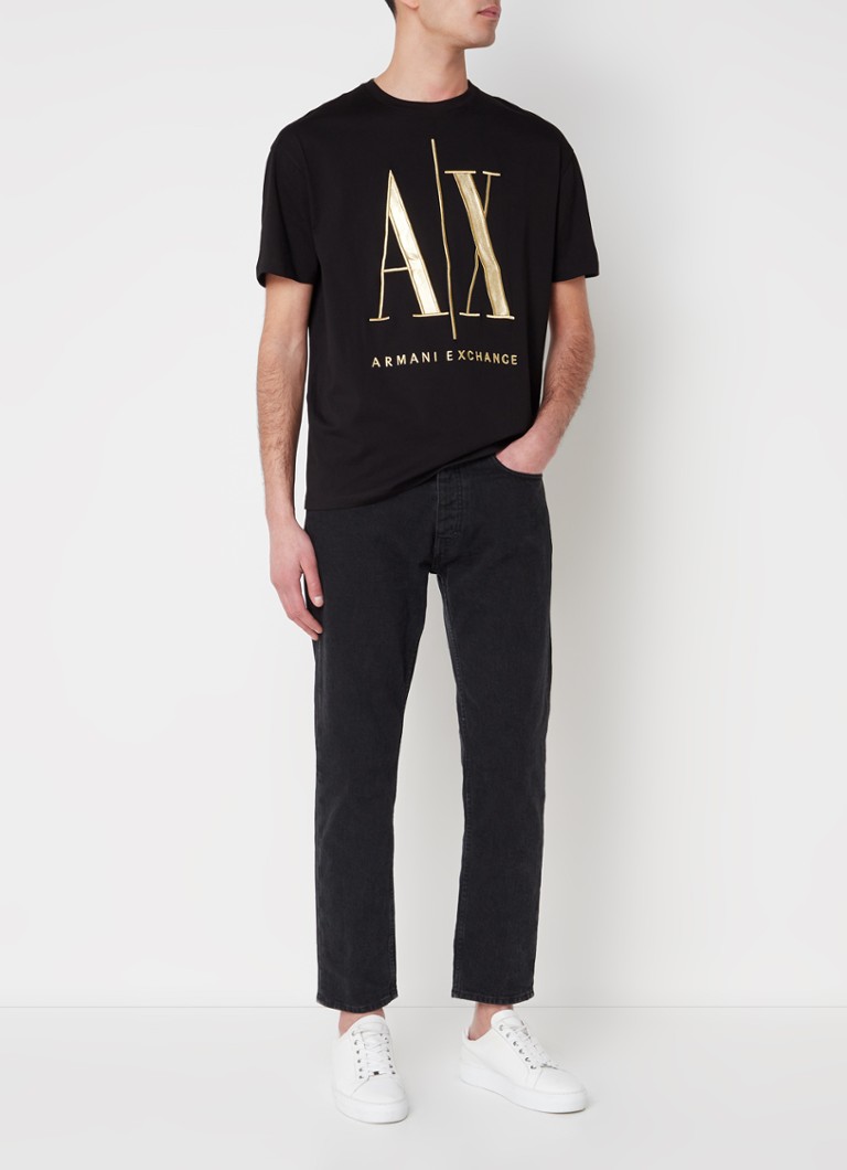 Tricou Armani Exchange cu logo imprimat
