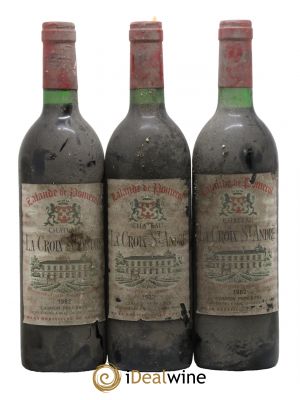 Château La Croix Saint André  1982 - Lot de 3 Bouteilles
