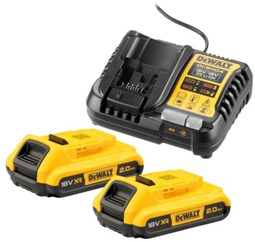 DeWalt Tilbehør DCB1104D2-QW 18V XR Batteri startpakke (2x DCB183 + XR multivoltlader)