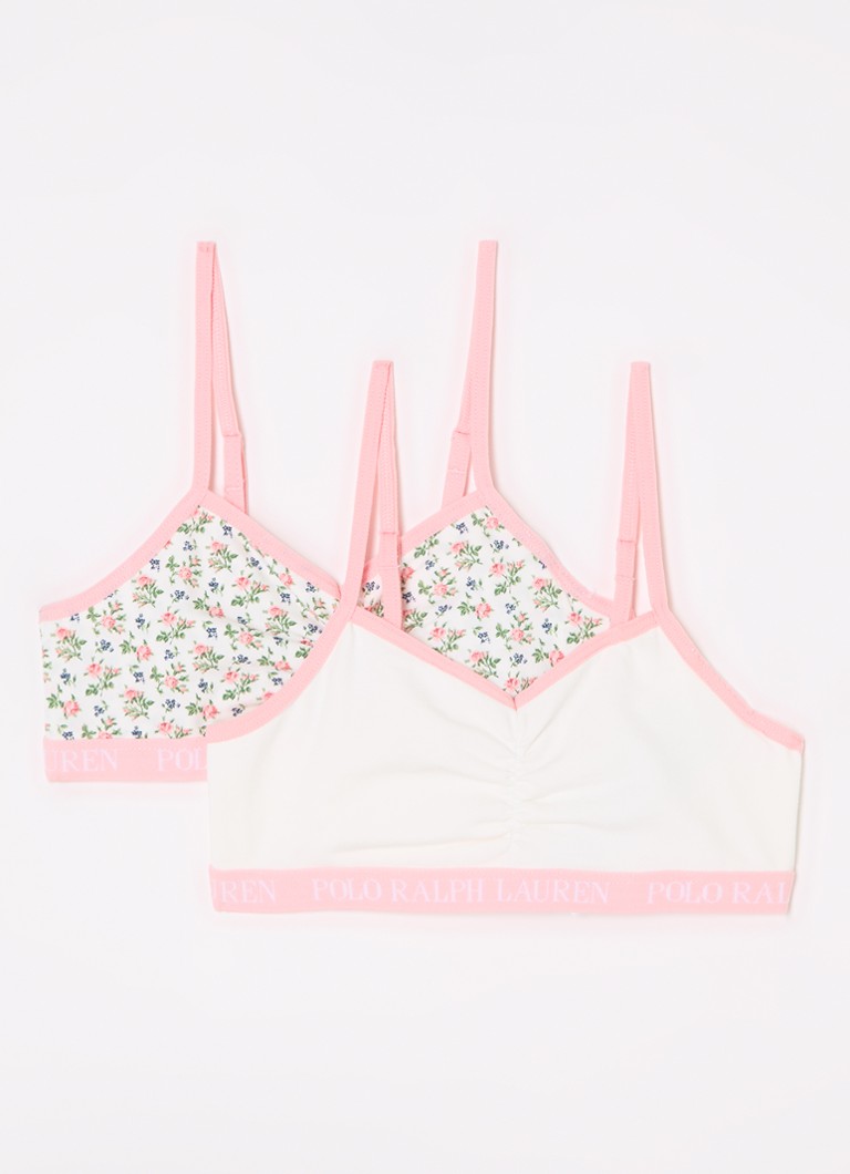 Ralph Lauren Bralette with logo band in 2-pack