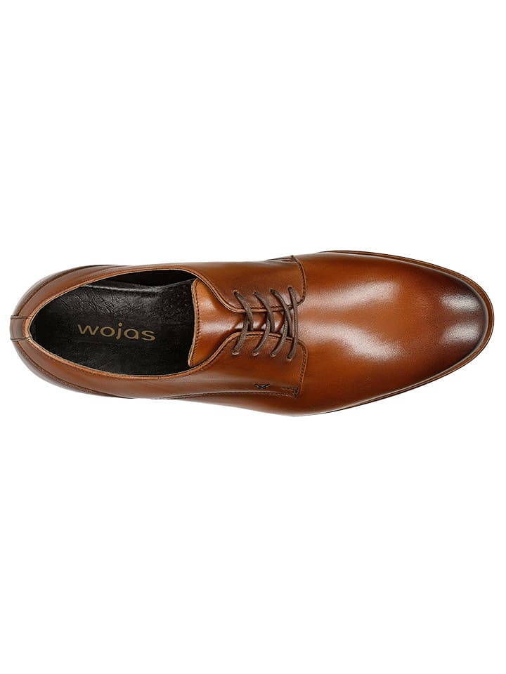 Wojas Leder-Schnürschuhe in Braun günstig kaufen