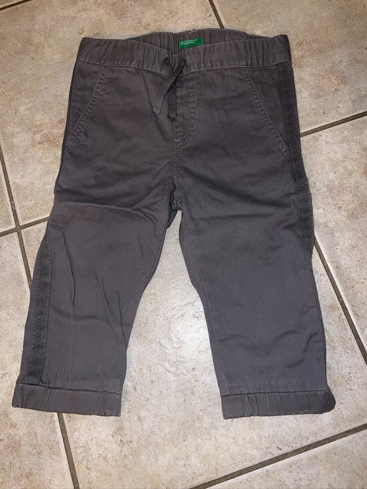 Benetton Hose in Grau günstig kaufen 86/92