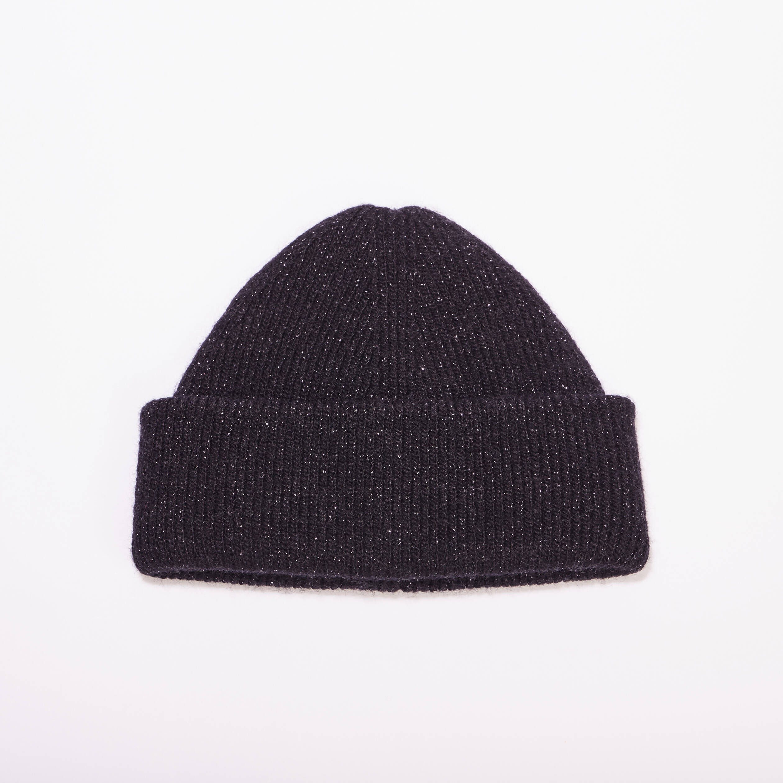 Bonnet fils métallisés noir femme | Cache Cache