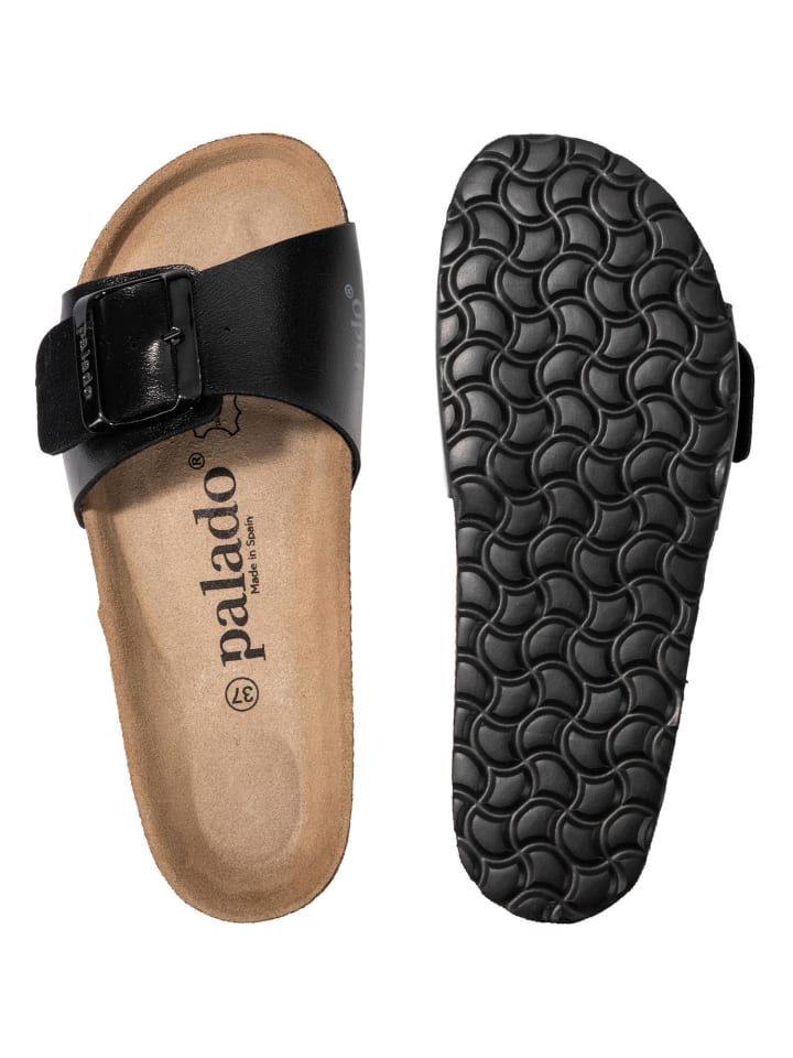palado Pantoletten in Schwarz günstig kaufen