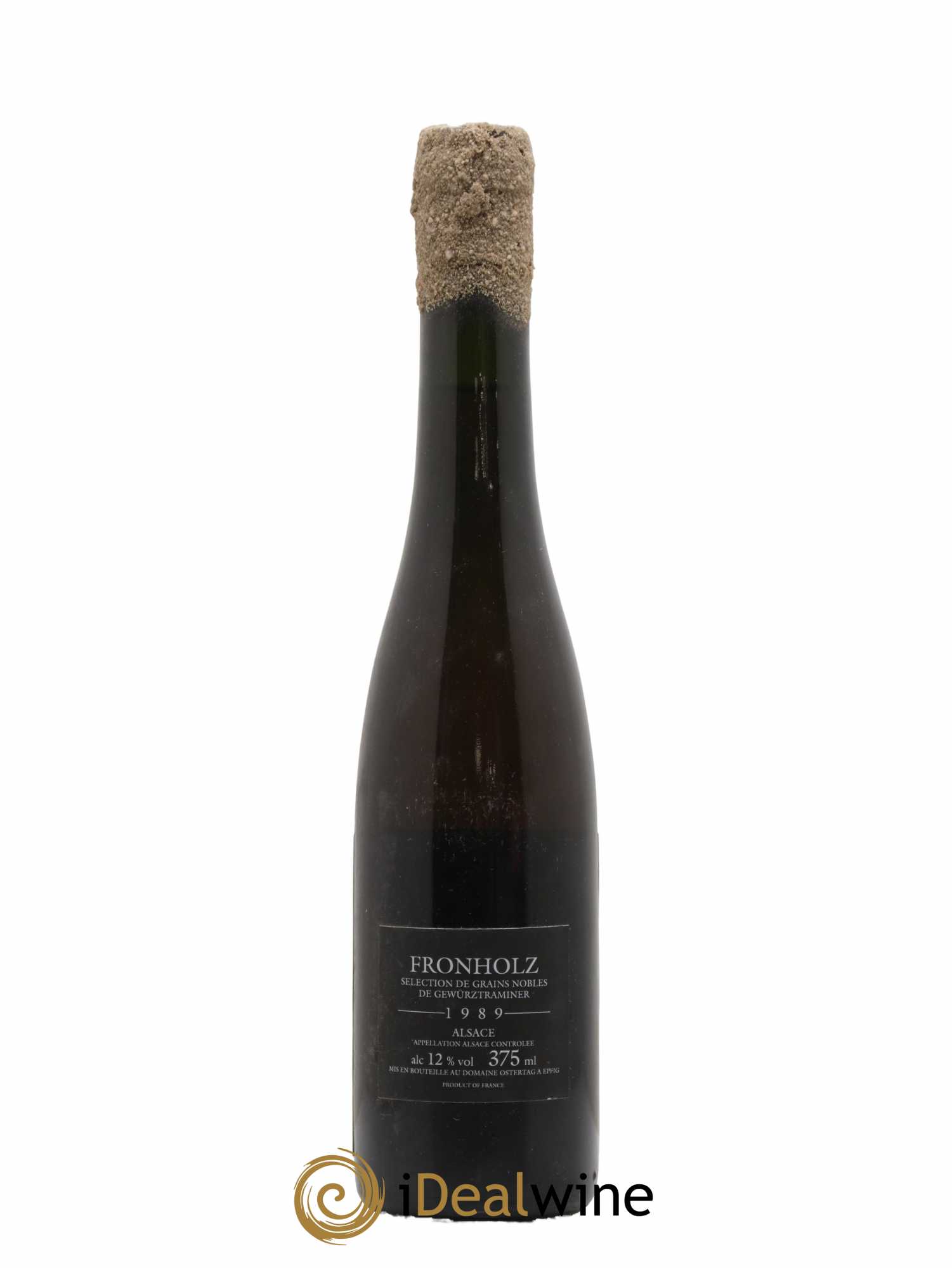 Alsace Gewurztraminer Fronholz Sélection de grains nobles Ostertag (Domaine) 1989 - Lot de 1 Demi-bouteille