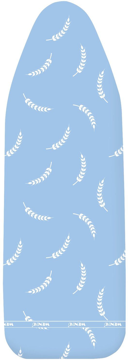 WENKO Bügelbrettbezug Air Comfort M, 100% Baumwolle, Bügelfläche 125x40 cm