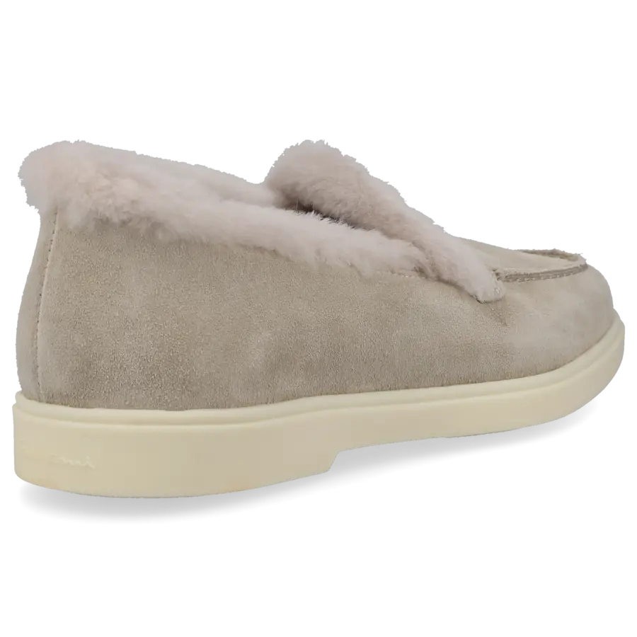 Santoni - Stiefeletten 58888 Veloursleder - grau