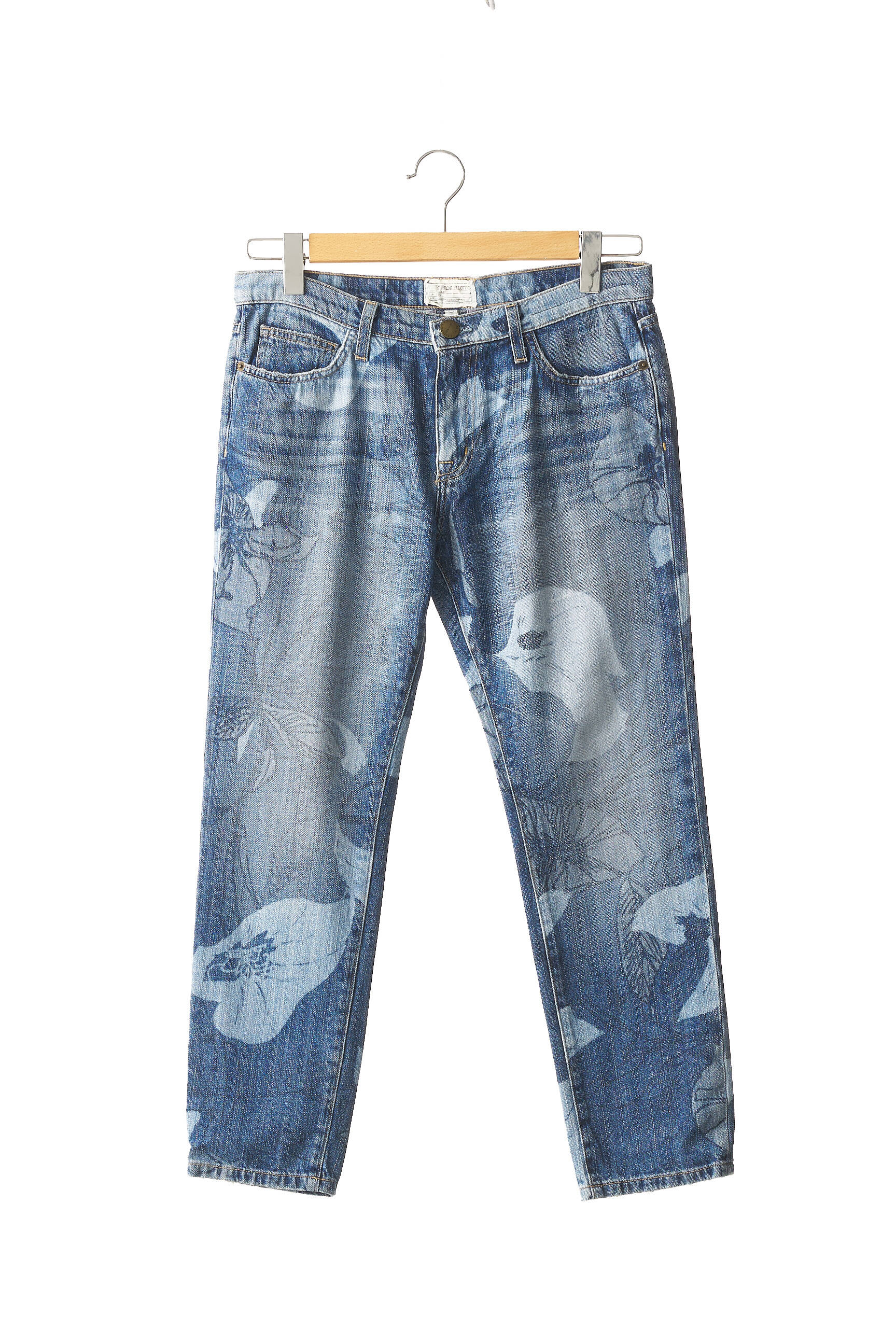 Current Elliott Jeans Coupe Slim Femme couleur bleu