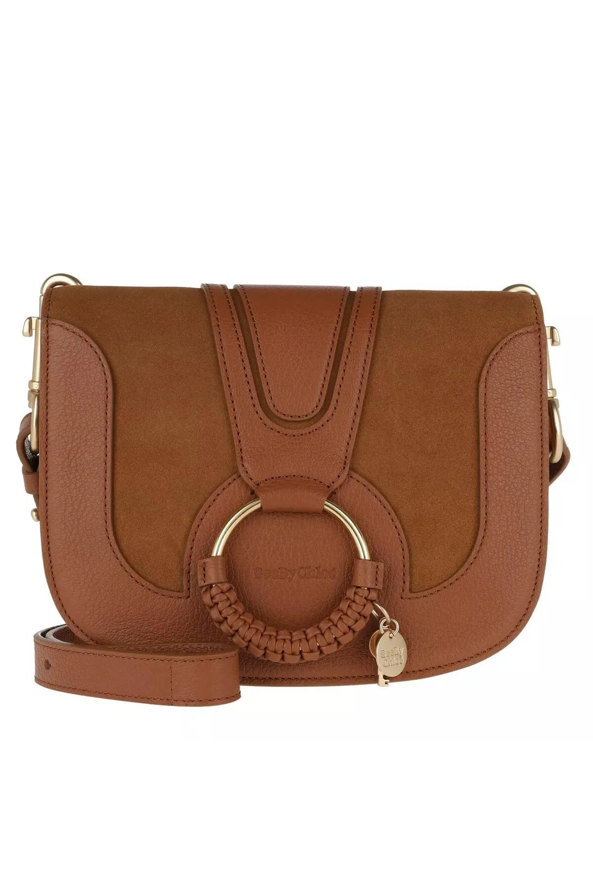 See by Chloé  Hana Schultertasche Ziegenleder Karamell